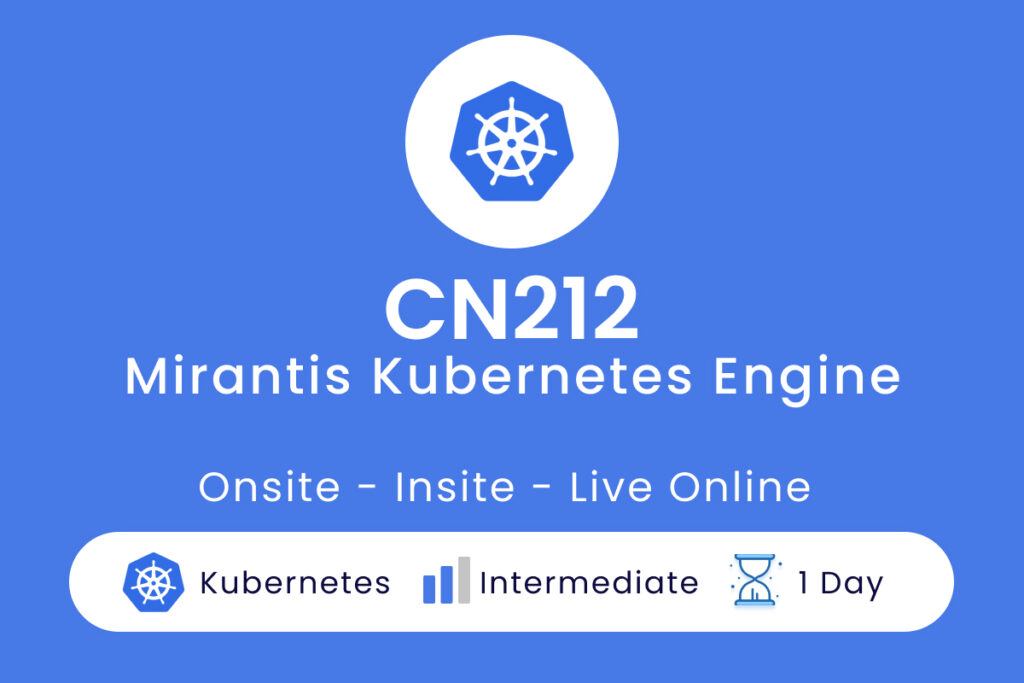 CN212 - Mirantis Kubernetes Engine